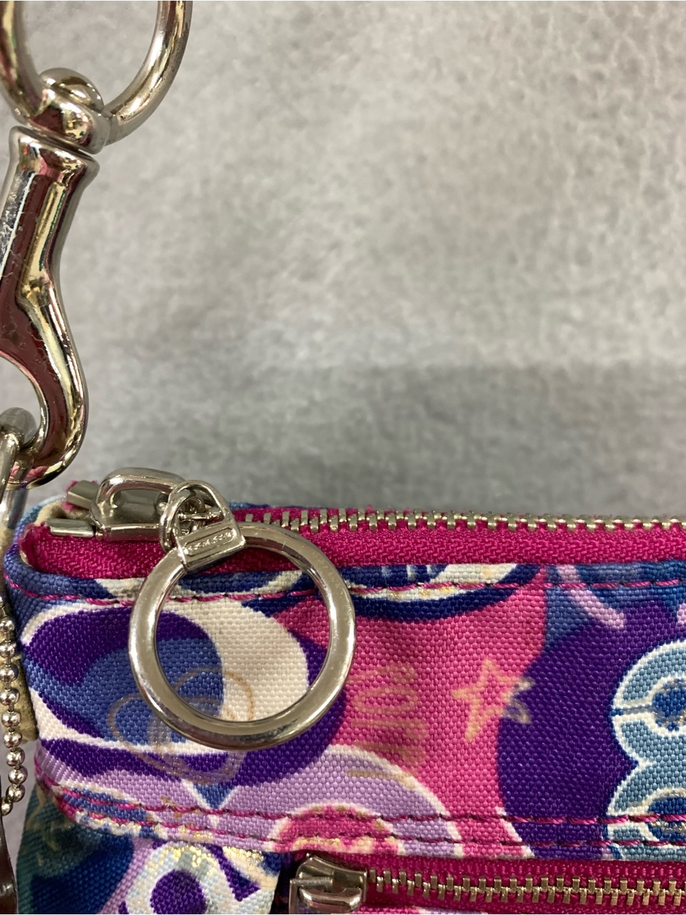 Coach Poppy Pop C Signature Graffiti Sequin Crossbody Purse #46347 y2k - Picture 4 of 15